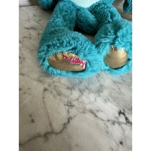 Lilly Pulitzer for Pottery Barn Kids Blue Cheeky Monkey Plush - Picture 2 of 7